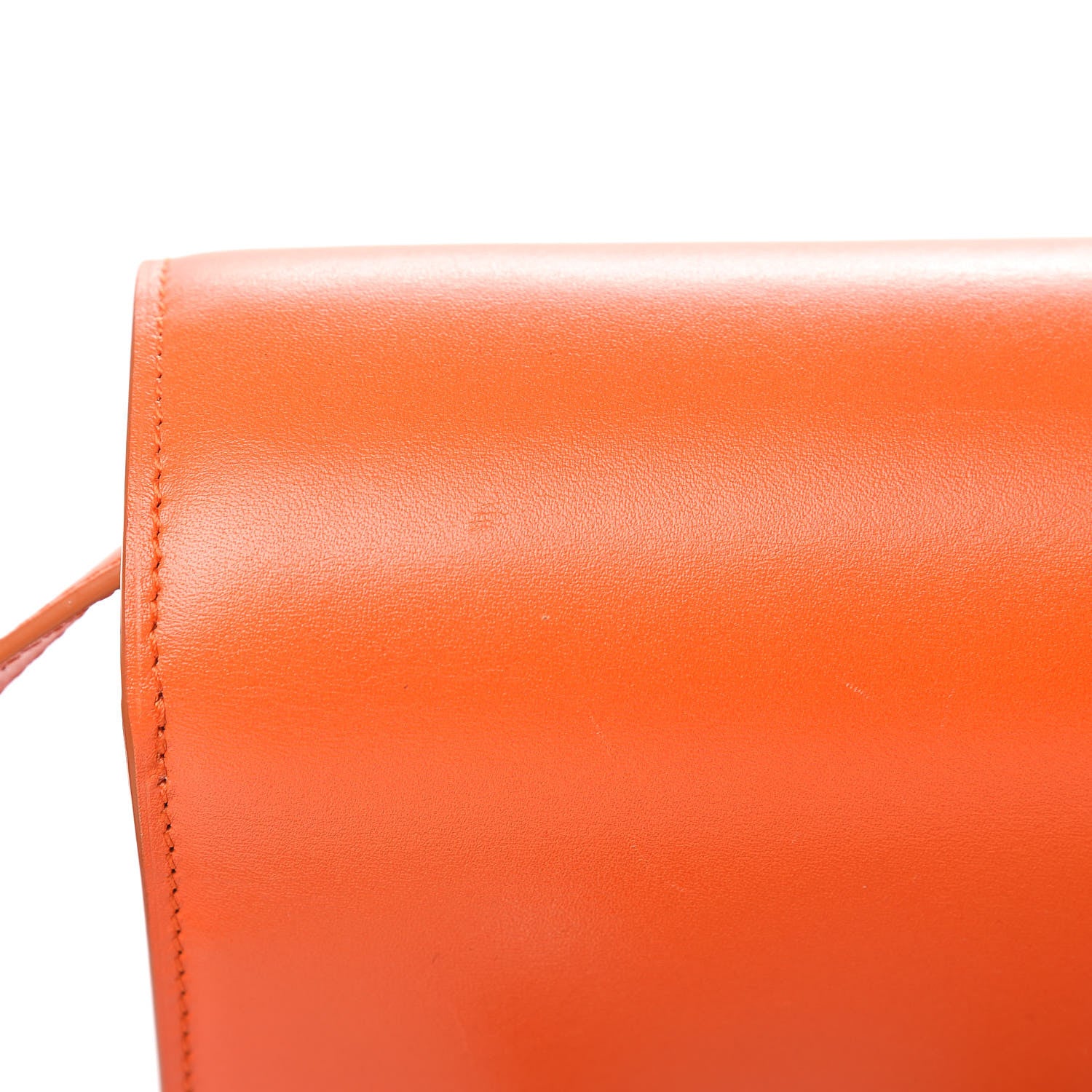 Celine Box Calfskin Small Classic Box Flap Bag Orange 12 of 12