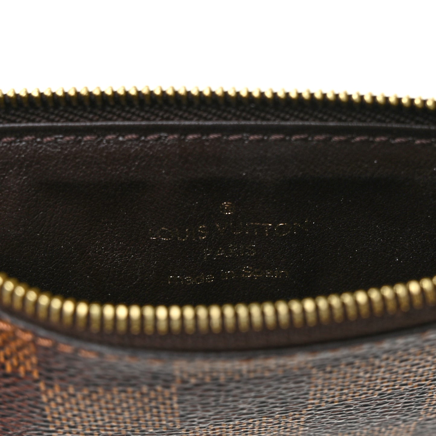 Damier Ebene Josephine Wallet Zippered Insert Red