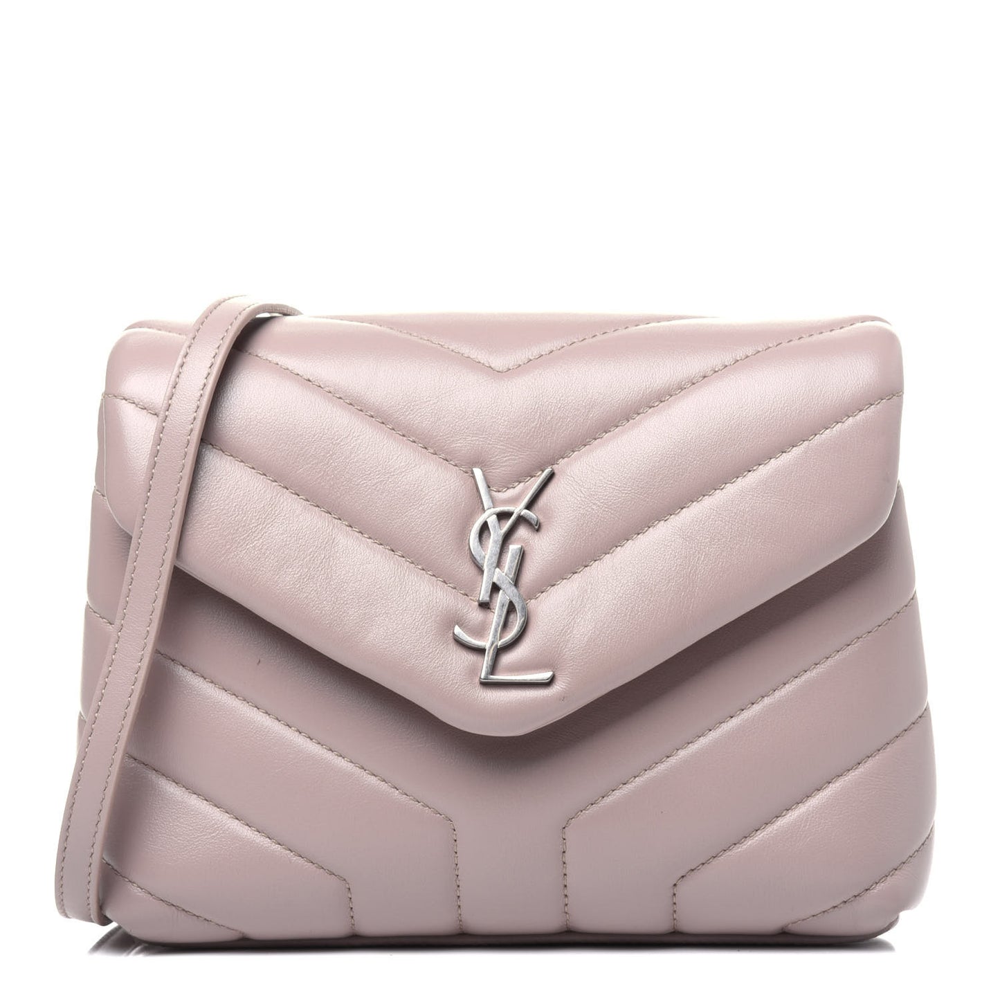 Calfskin Y Quilted Monogram Toy Loulou Crossbody Bag Light Natural