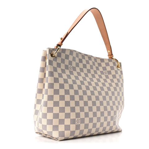 Damier Azur Graceful PM Rose Ballerine