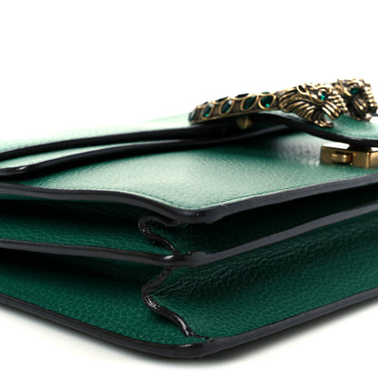 Gucci Pebbled Calfskin Small Dionysus Shoulder Bag Emerald 20 of 23