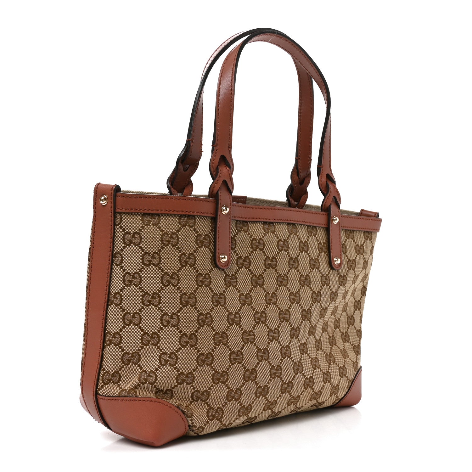 Gucci Monogram Small Craft Tote Brown 3 of 10