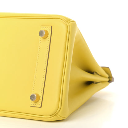 Hermes Swift Birkin 25 Lime 10 of 11