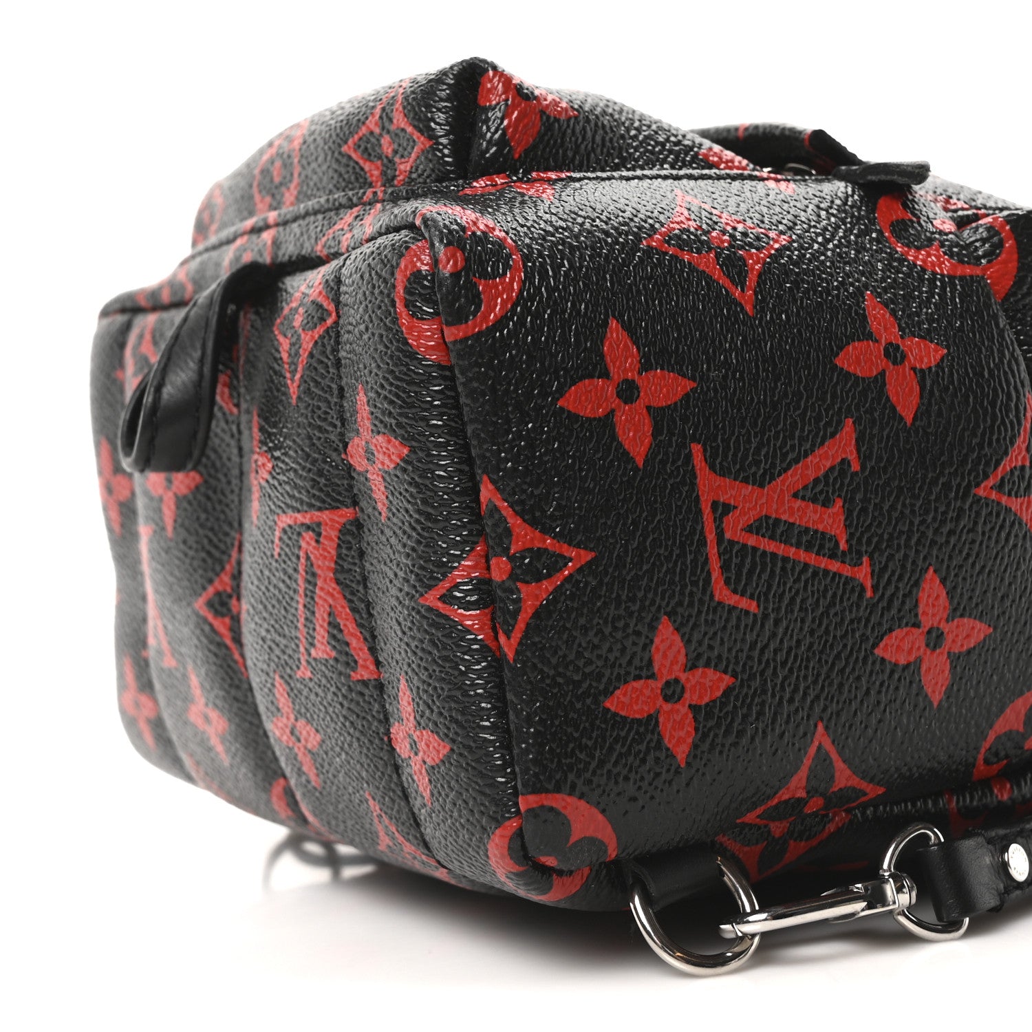 louis vuitton backpack red and black Palm Springs Limited Edition Monogram Infrarouge Mini 503729 The treatment gives the monogram an almost 3d aspect Louis Vuitton Monogram Infrarouge Palm
