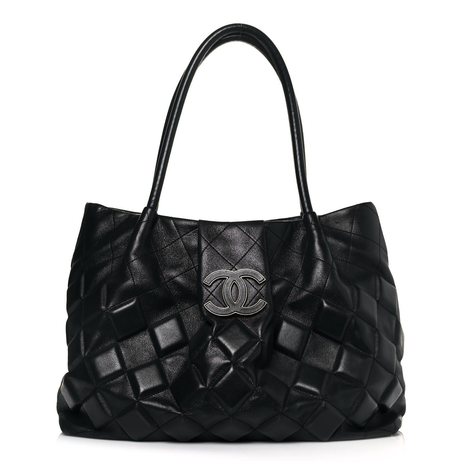 Chanel Calfskin Sloane Square Tote Black 1 of 12