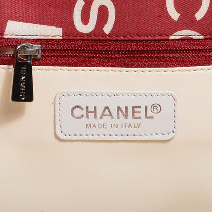 Chanel Canvas 31 Rue Cambon Beach Tote Red 7 of 8