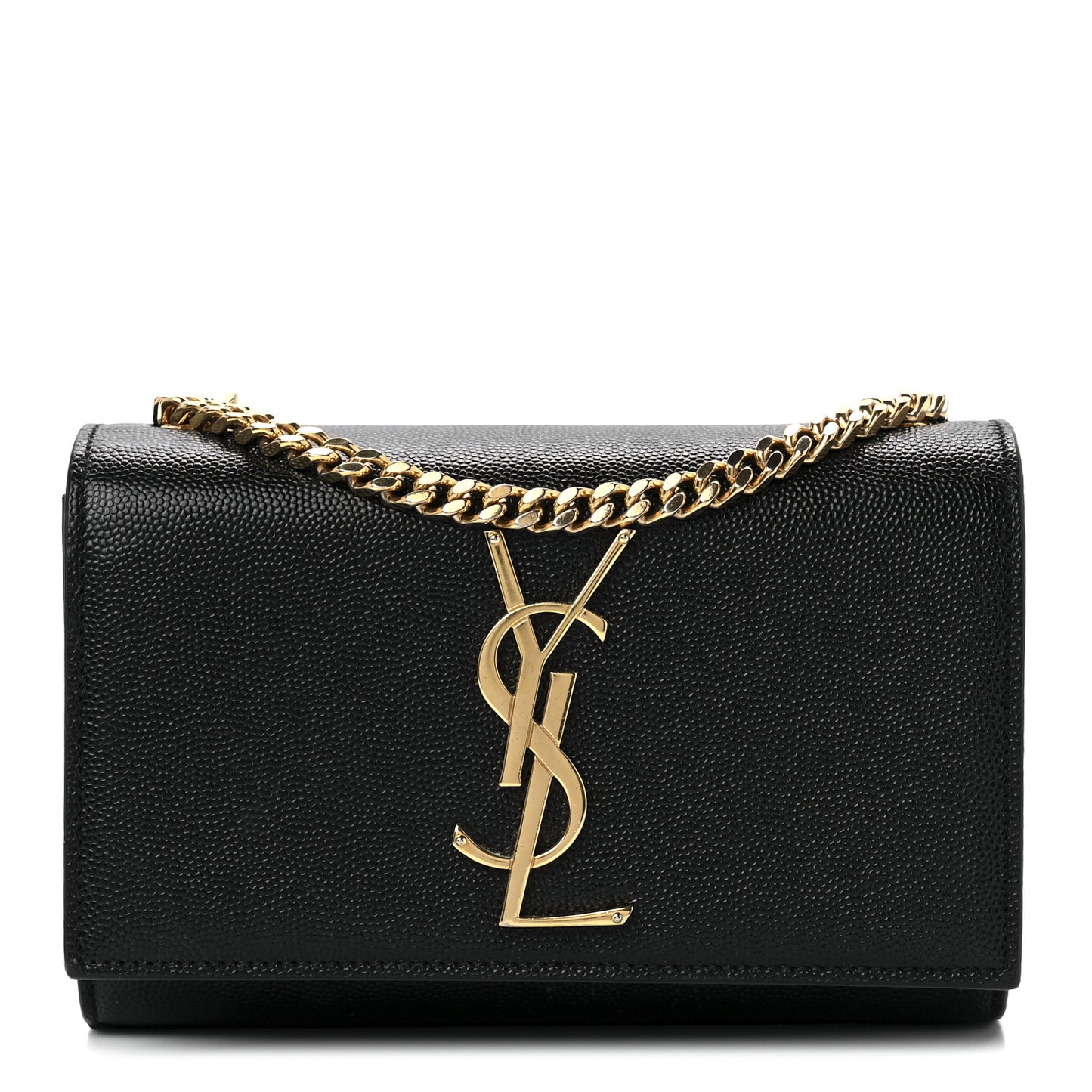 Grain De Poudre Small Monogram Kate Satchel Black