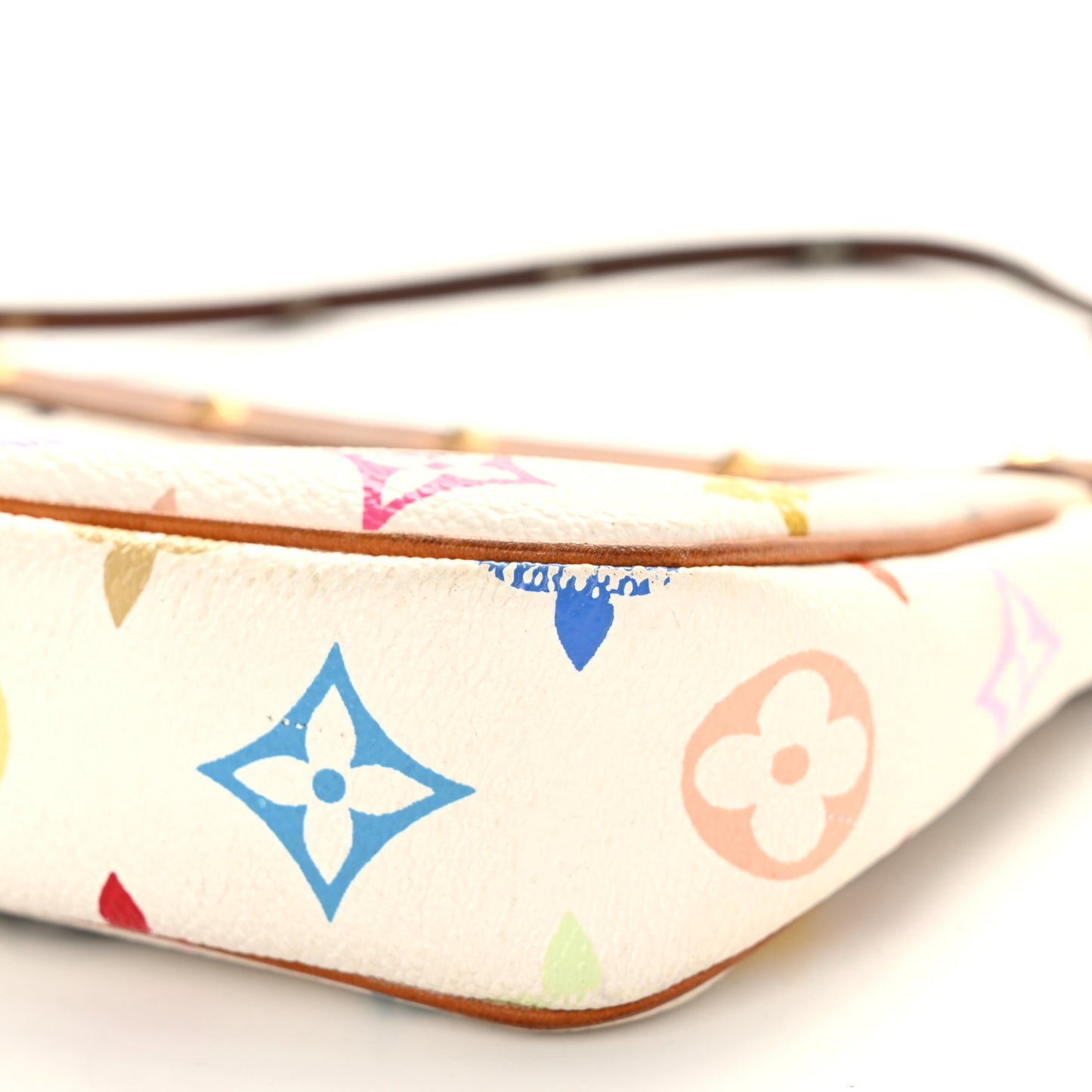 Monogram Multicolor Pochette Accessories White
