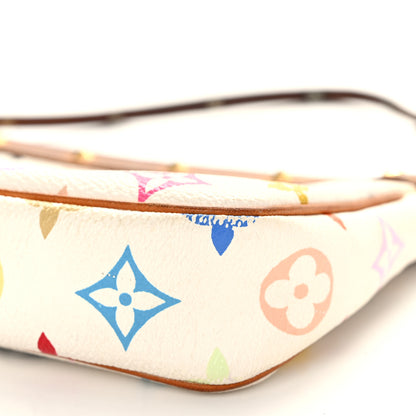 Louis Vuitton Monogram Multicolor Pochette Accessories White 10 of 13