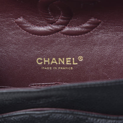 Chanel Caviar Quilted Medium Double Flap Black 8 of 21