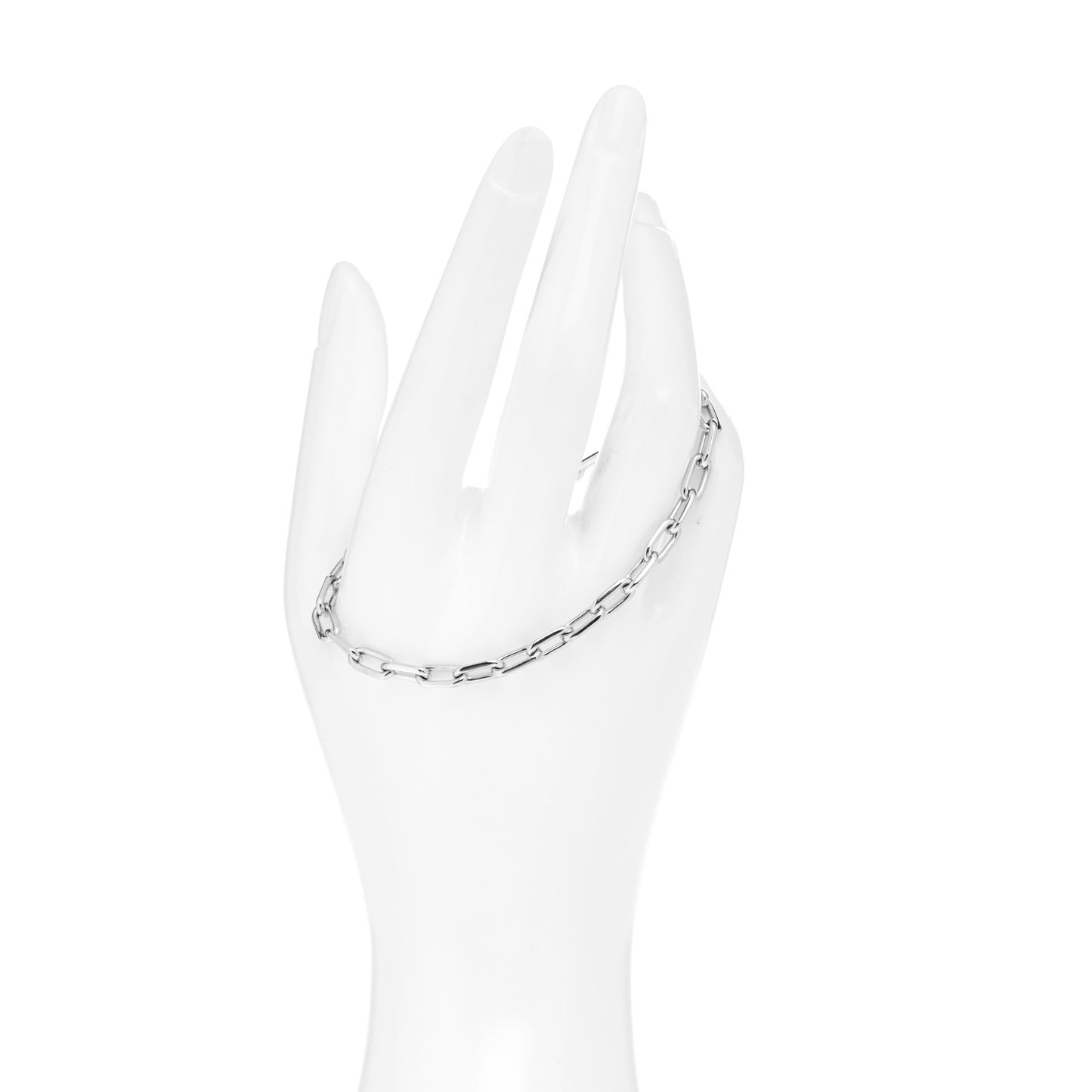 18K White Gold Spartacus Chain Bracelet