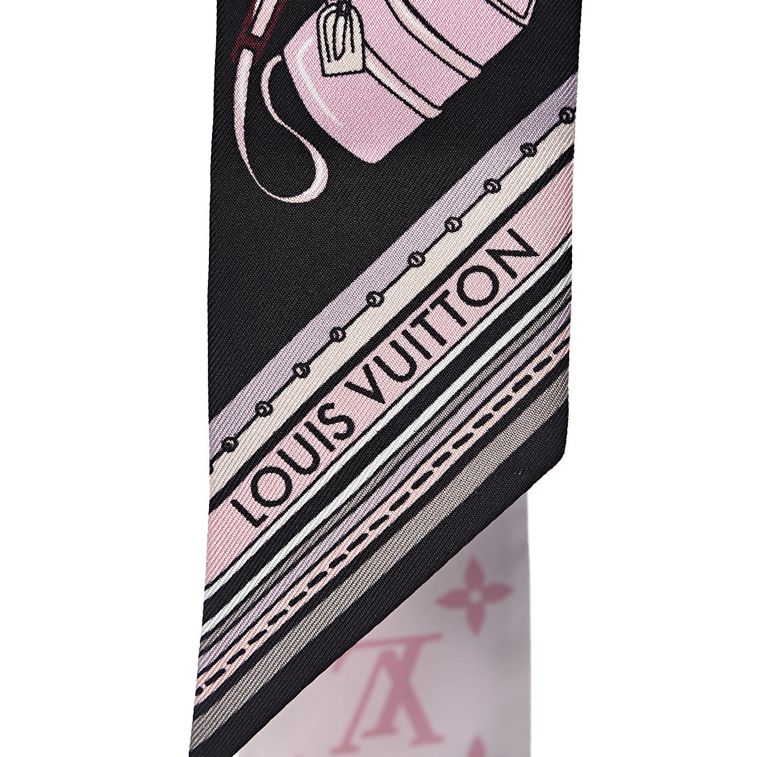 Louis Vuitton Silk Monogram Essentials LV BB Bandeau Light Pink 5 of 5