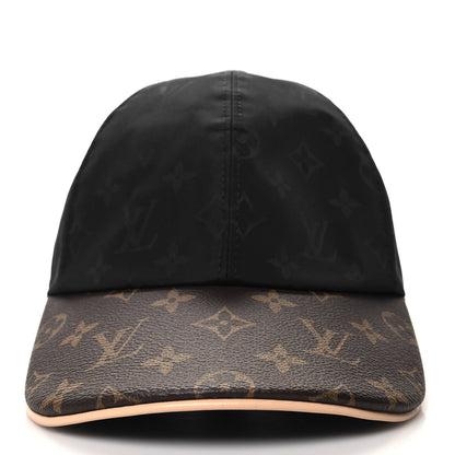 Louis Vuitton Polyester Silk Monogram LV Get Ready Cap M Black 3 of 8