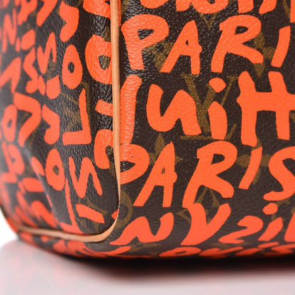 Louis Vuitton Monogram Graffiti Speedy 30 Orange 9 of 9