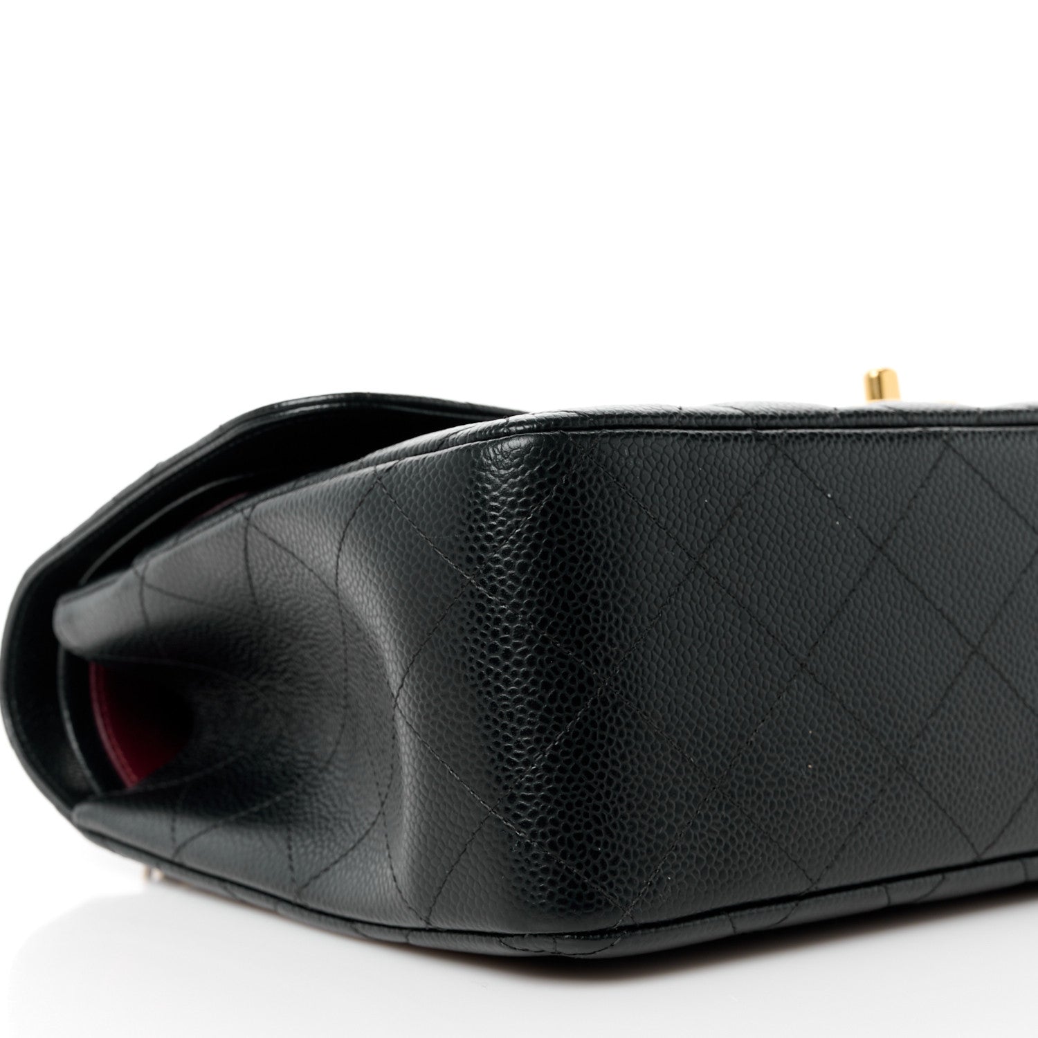 Chanel Caviar Quilted Jumbo Double Flap Black 10 of 12