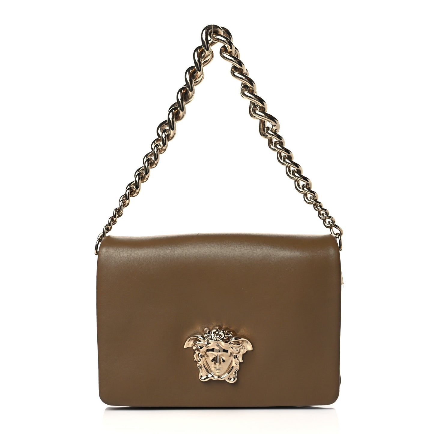 Nappa Palazzo Sultan Shoulder Bag Brown