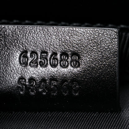 Gucci Calfskin Matelasse Large GG Marmont Vanity Cosmetic Case Black 7 of 10