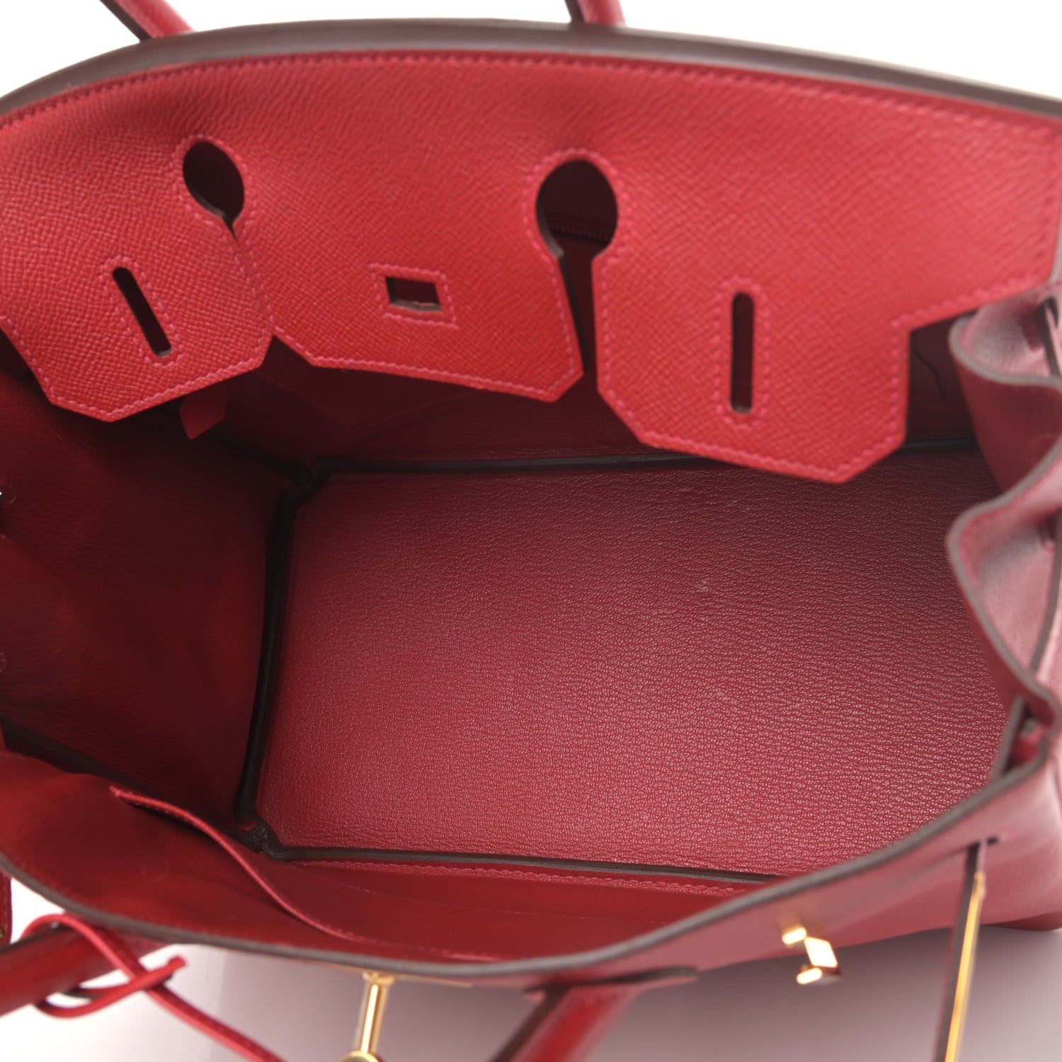 Hermes Epsom Birkin 30 Rouge Casaque 4 of 13