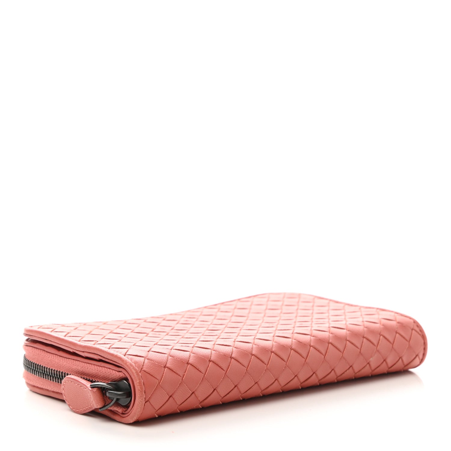 Bottega Veneta Nappa Intrecciato Zip Around Wallet Pompei 4 of 7