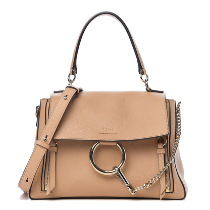 Chloe Calfskin Small Faye Day Shoulder Bag Blush Nude 1 of 8