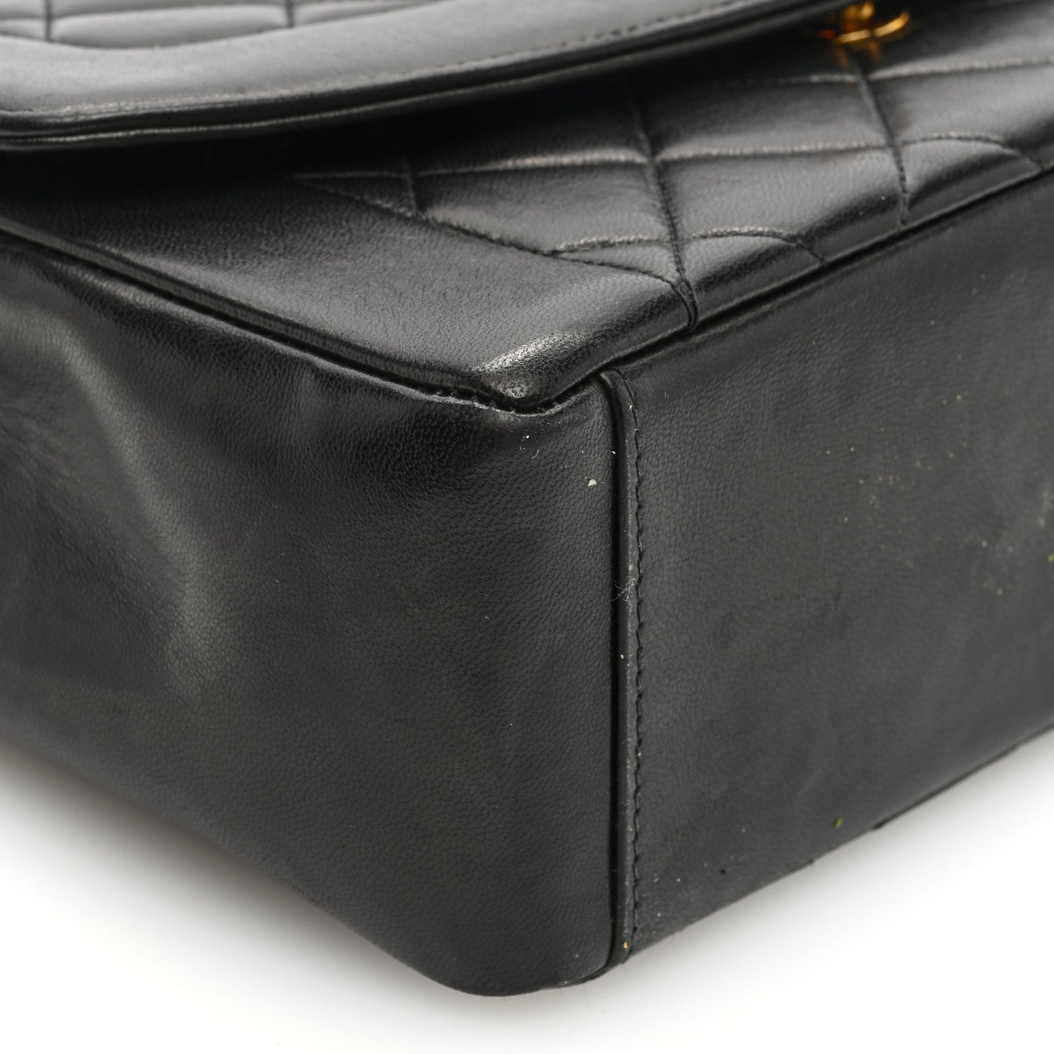 Chanel Lambskin Quilted Medium Single Flap Black 9 of 11