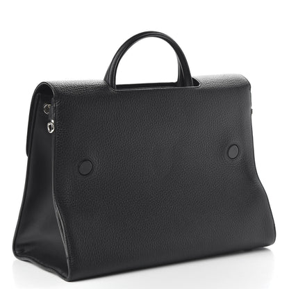 Christian Dior Grained Calfskin Large Diorever Flap Black 3 of 9