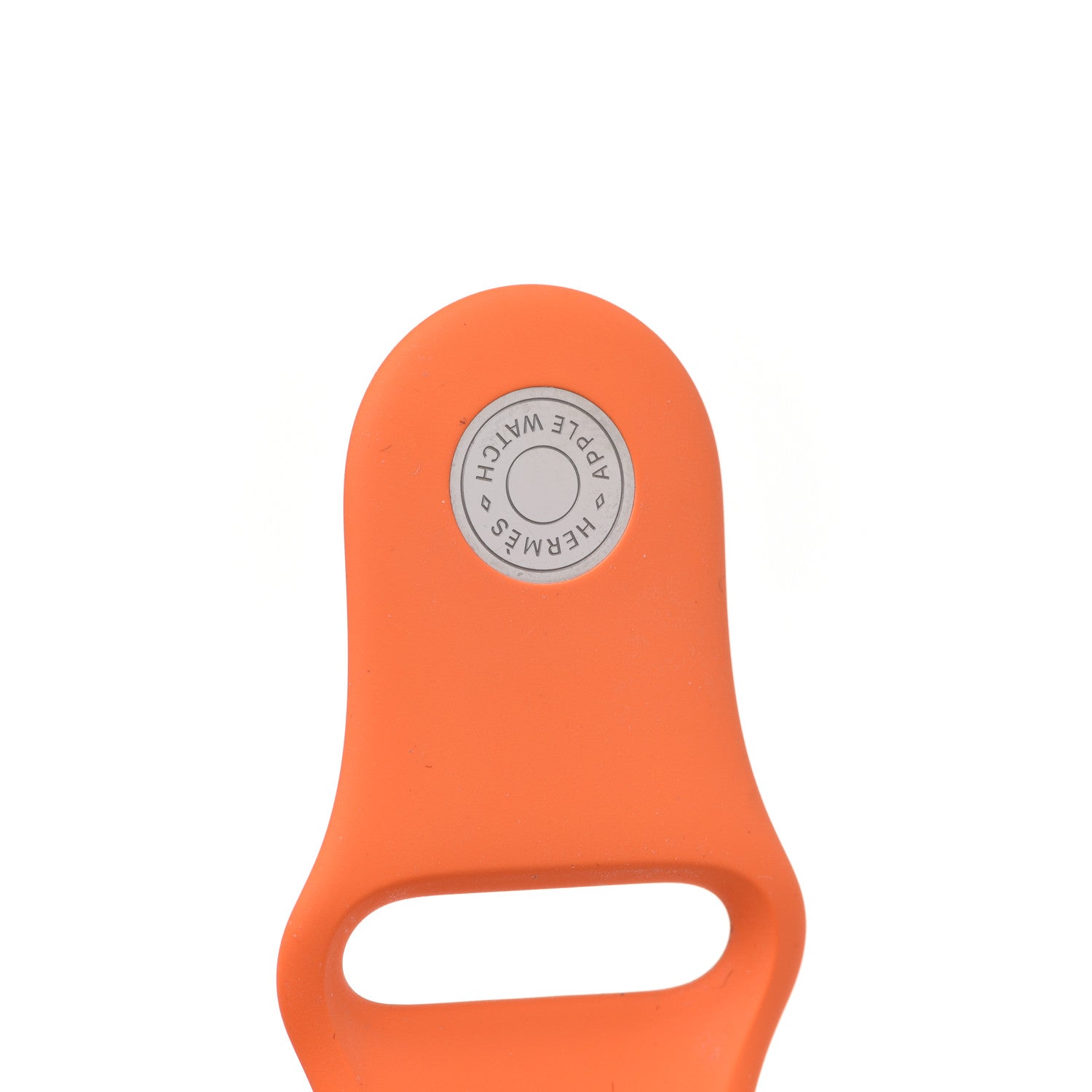 Hermes Silicone 38mm Apple Sports Watch Single Tour Band Orange 3 of 6