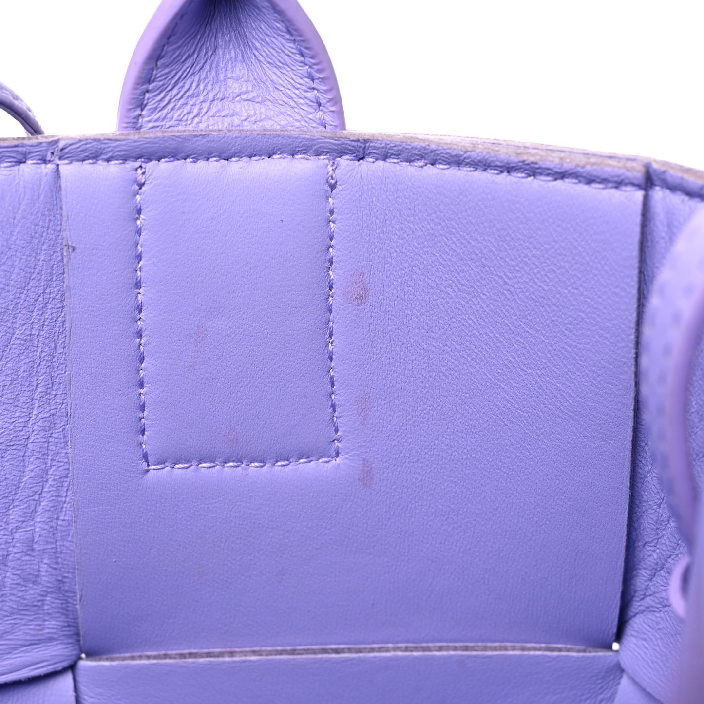 Nappa Maxi Intreccio Mini Arco Tote Wisteria