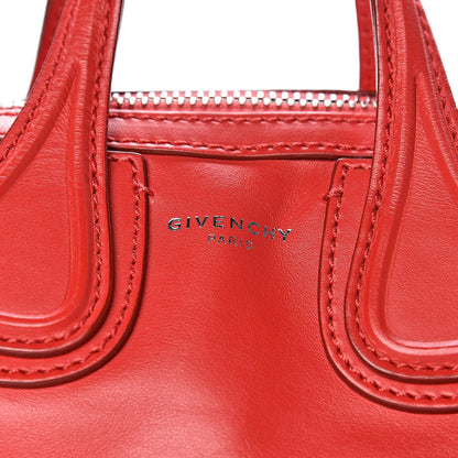 Givenchy Waxed Calfskin Micro Nightingale Medium Red 8 of 10