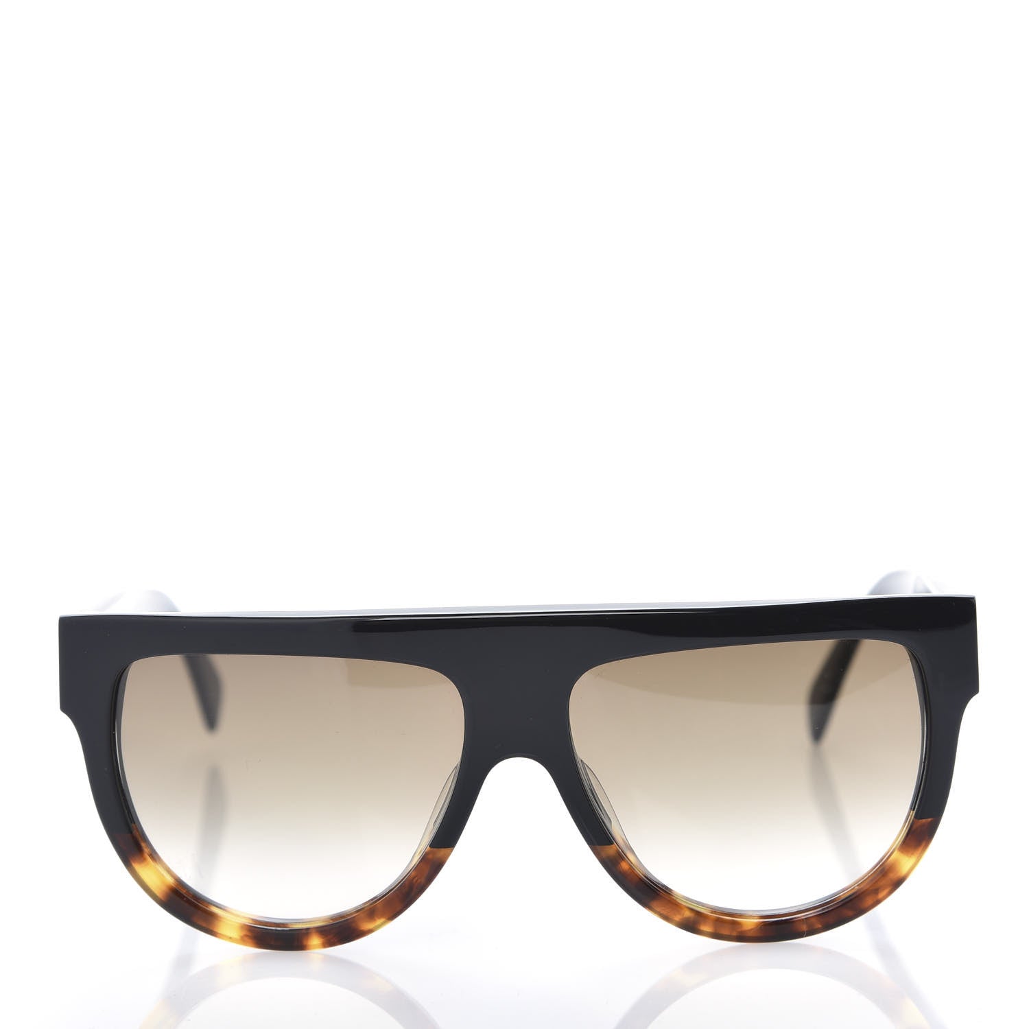 Celine Shadow Sunglasses CL 41026/S Black Havana 3 of 7