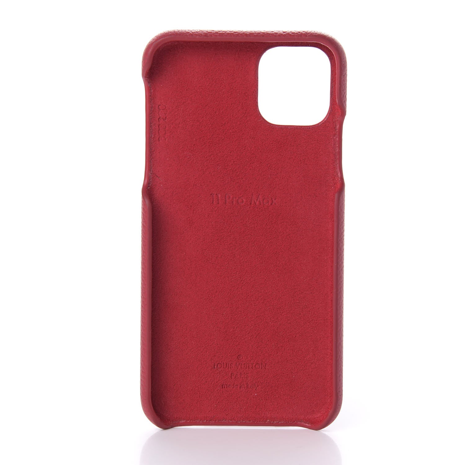 Louis Vuitton Calfskin Monogram iPhone 11 Pro Max Bumper Scarlet 2 of 6