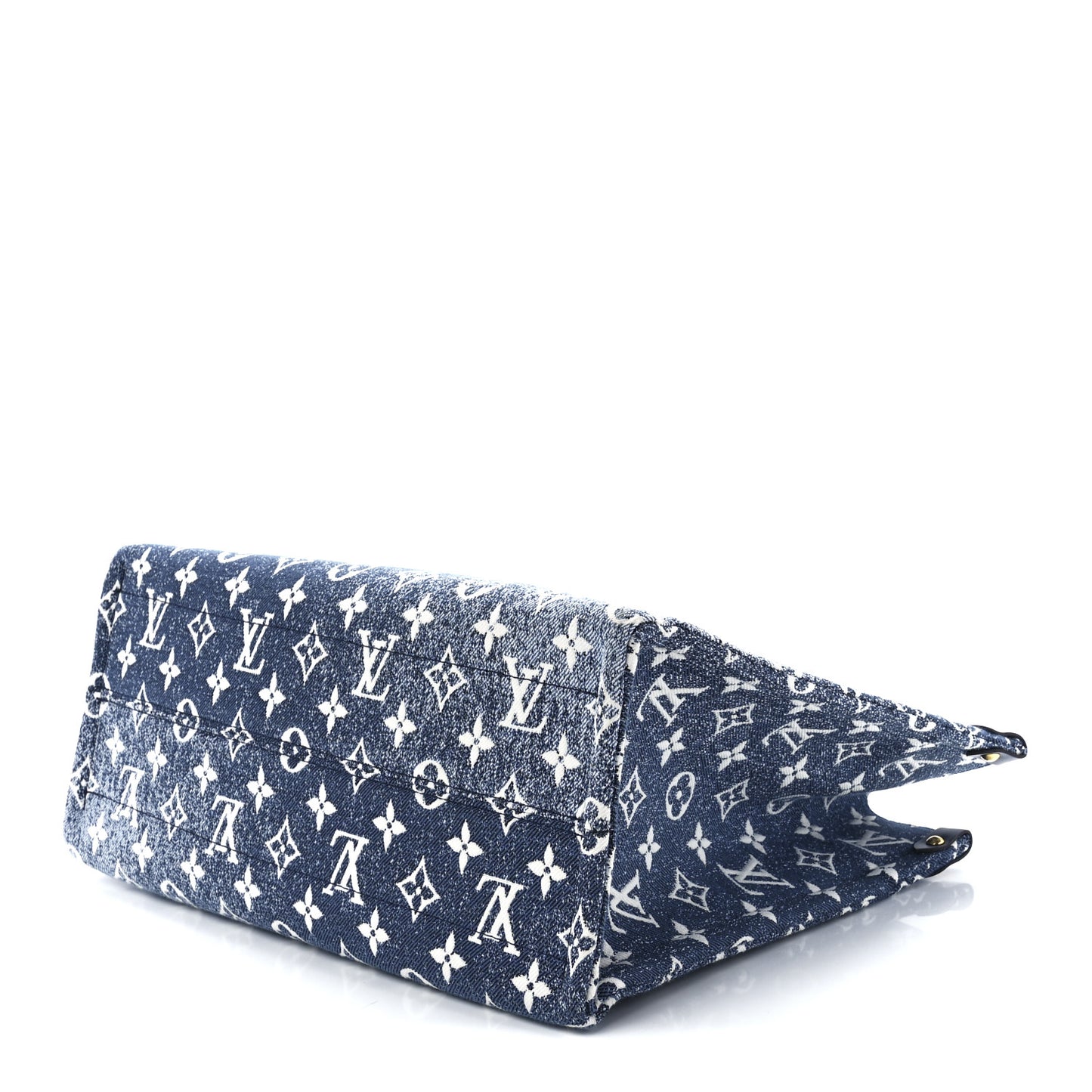 Monogram Jacquard Denim Onthego MM Bleu