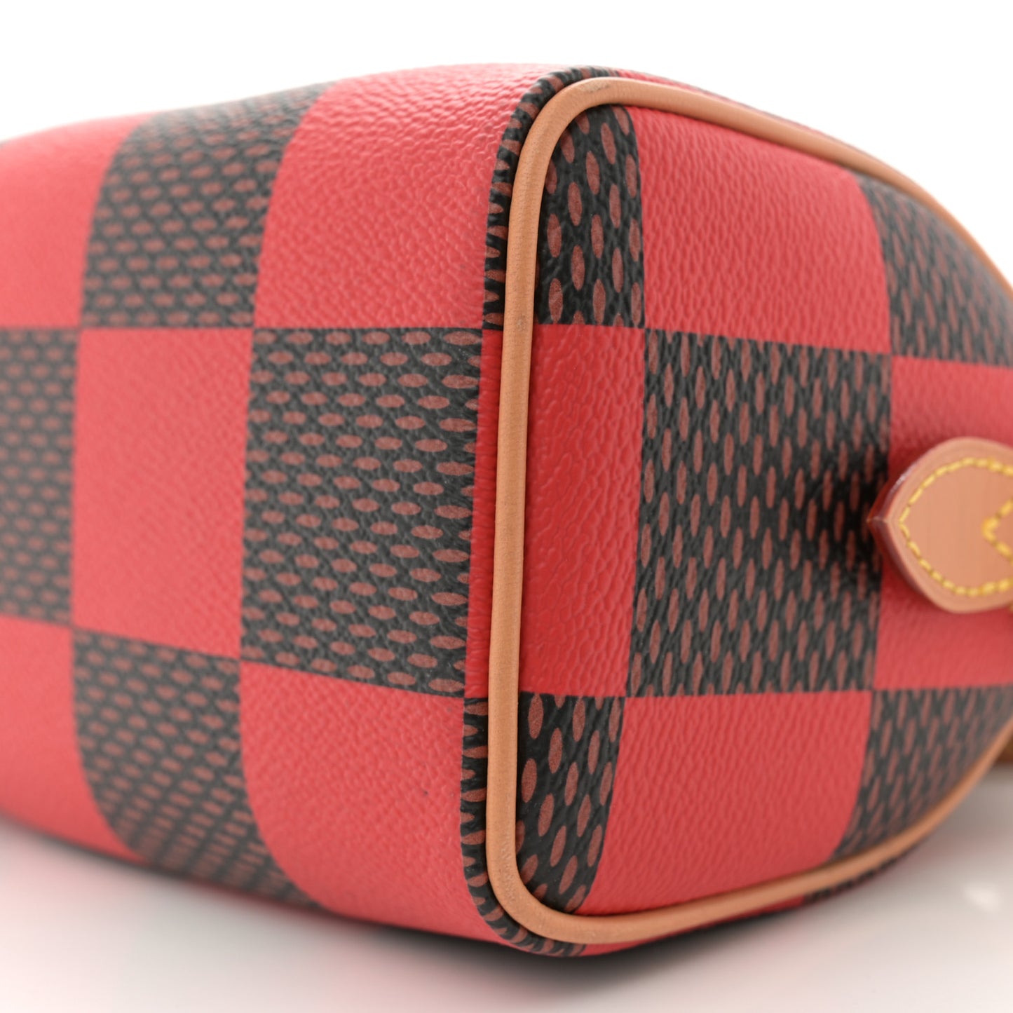 Damier Pop Speedy Bandouliere 18 Red