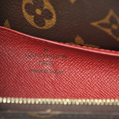 Louis Vuitton Monogram Emilie Wallet Red 6 of 7