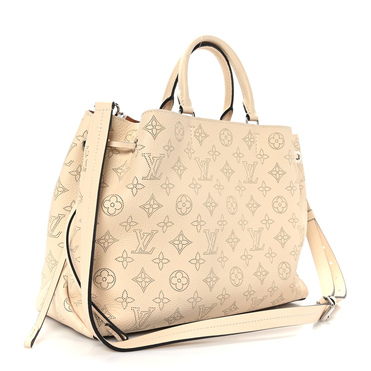 Louis Vuitton Mahina Bella Tote Creme Beige 3 of 9