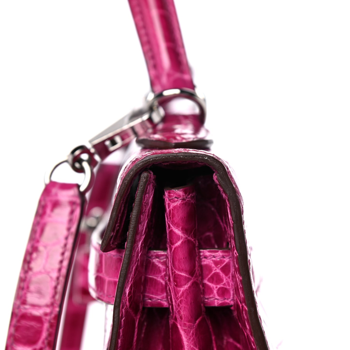 Shiny Niloticus Crocodile Kelly Sellier 32 Rose Scheherazade