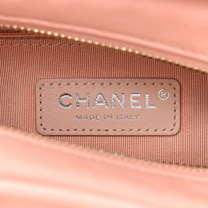 Chanel Aged Calfskin Quilted Small Gabrielle Hobo Pink 6 of 10