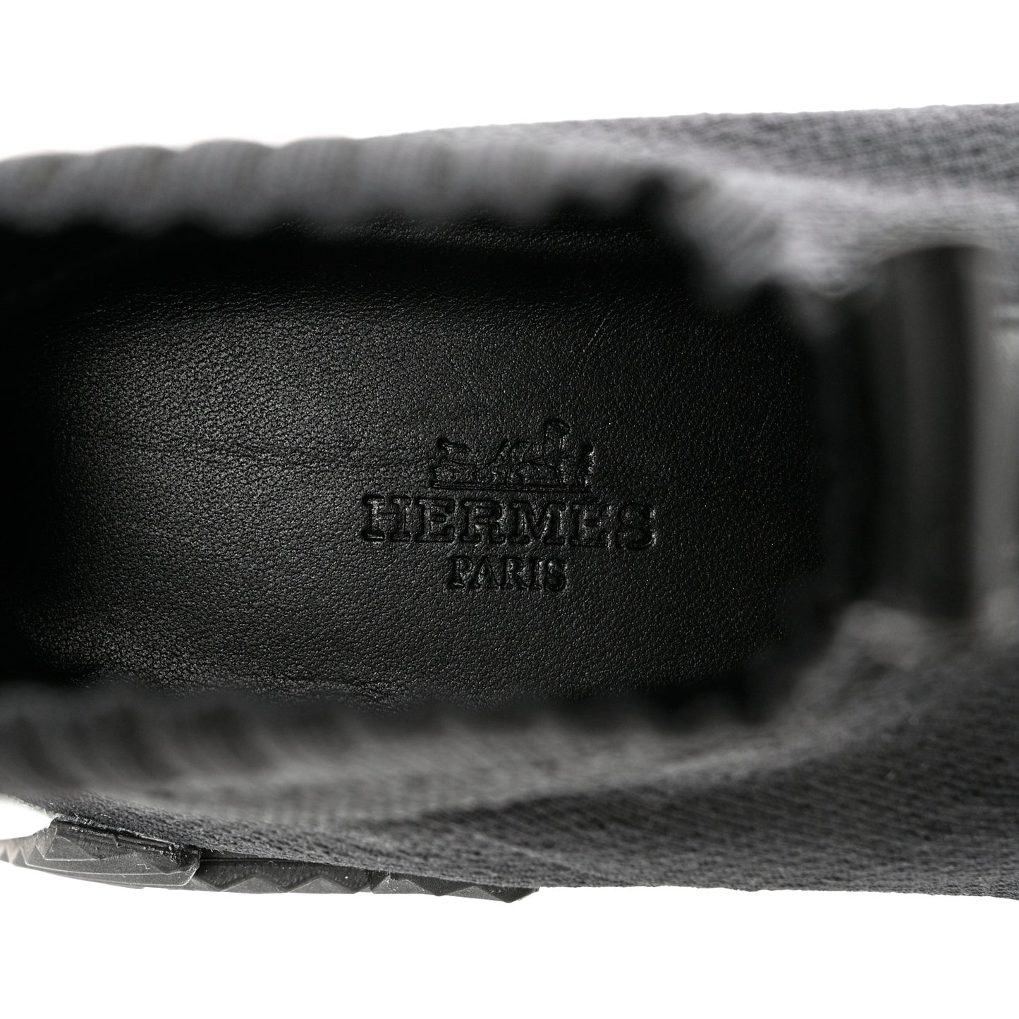 Technical Canvas Goatskin Fun Sneakers 36.5 Black White