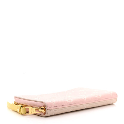 Louis Vuitton LOUIS VUITTON Empreinte Monogram Spring in the City Zippy Wallet Pink Beige Yellow 4 of 8