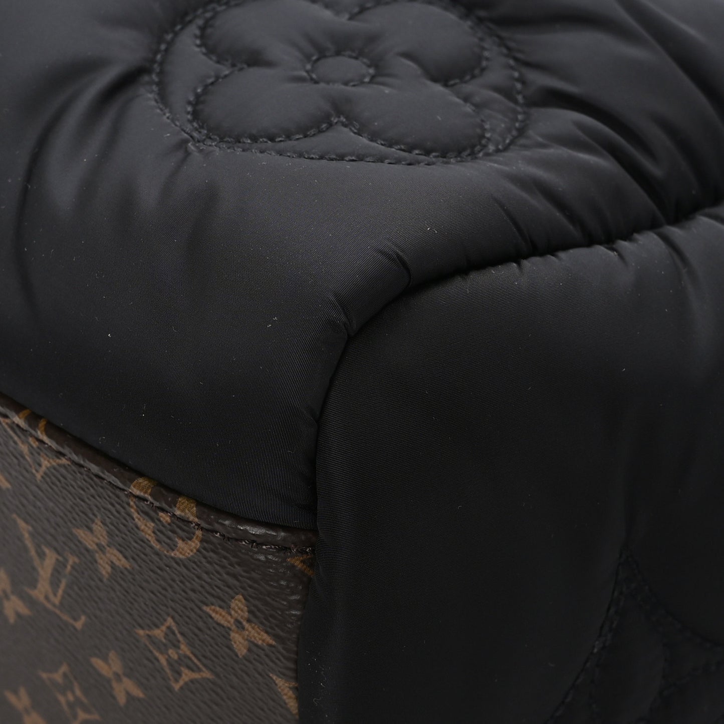 Econyl Monogram Pillow Giant Onthego MM Black