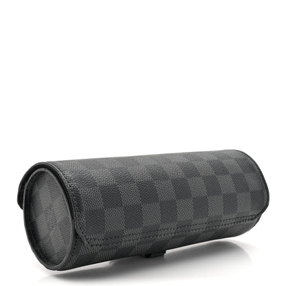 Louis Vuitton Damier Graphite 3 Watch Travel Case 3 of 8