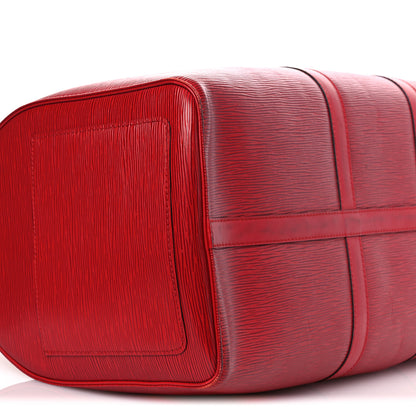 Louis Vuitton Epi Keepall 50 Castillan Red 9 of 14
