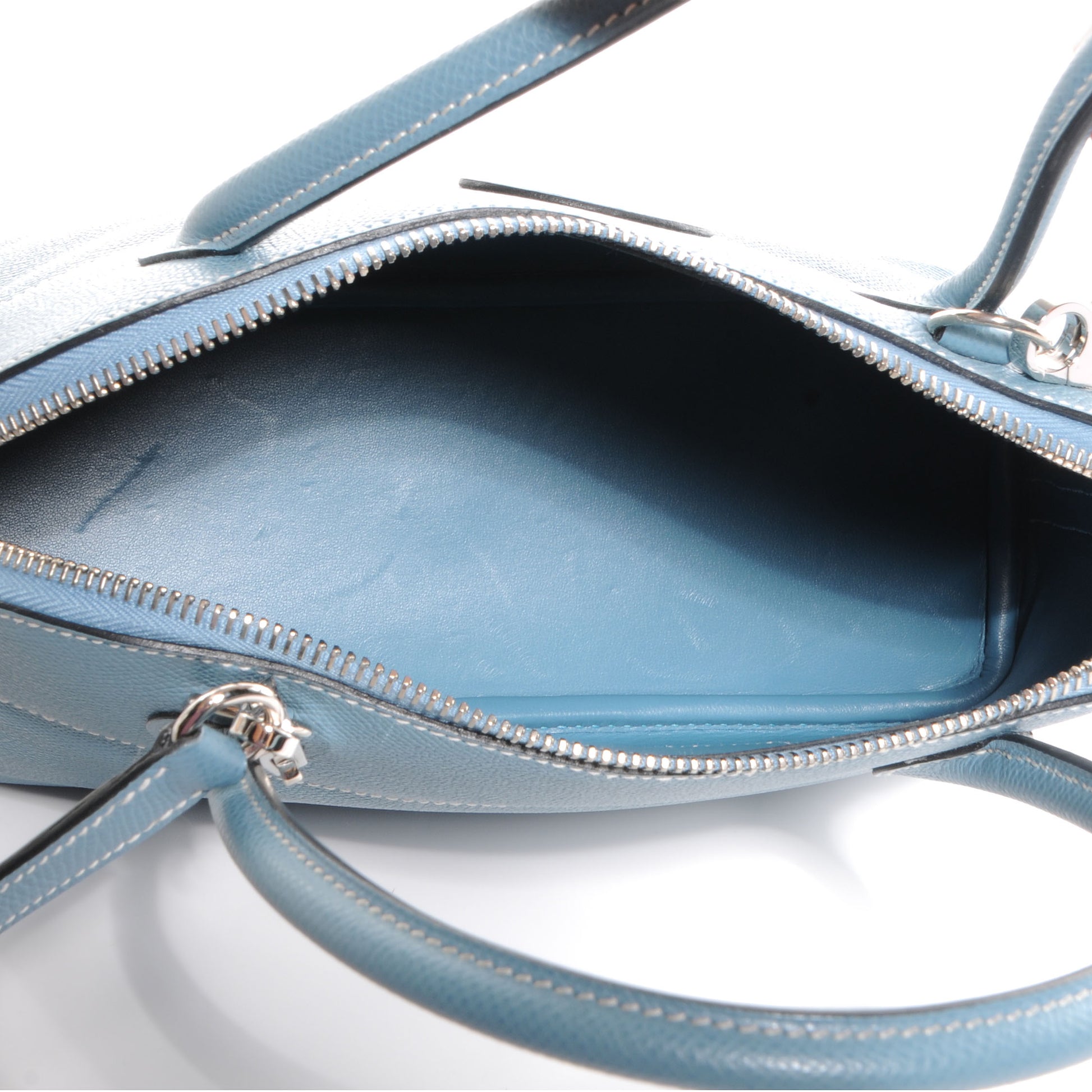 Hermes Veau Epsom Mini Bolide 27 Blue Jean 5 of 7