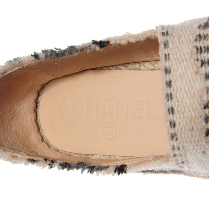 Chanel Canvas Striped CC Espadrilles 36 7 of 7