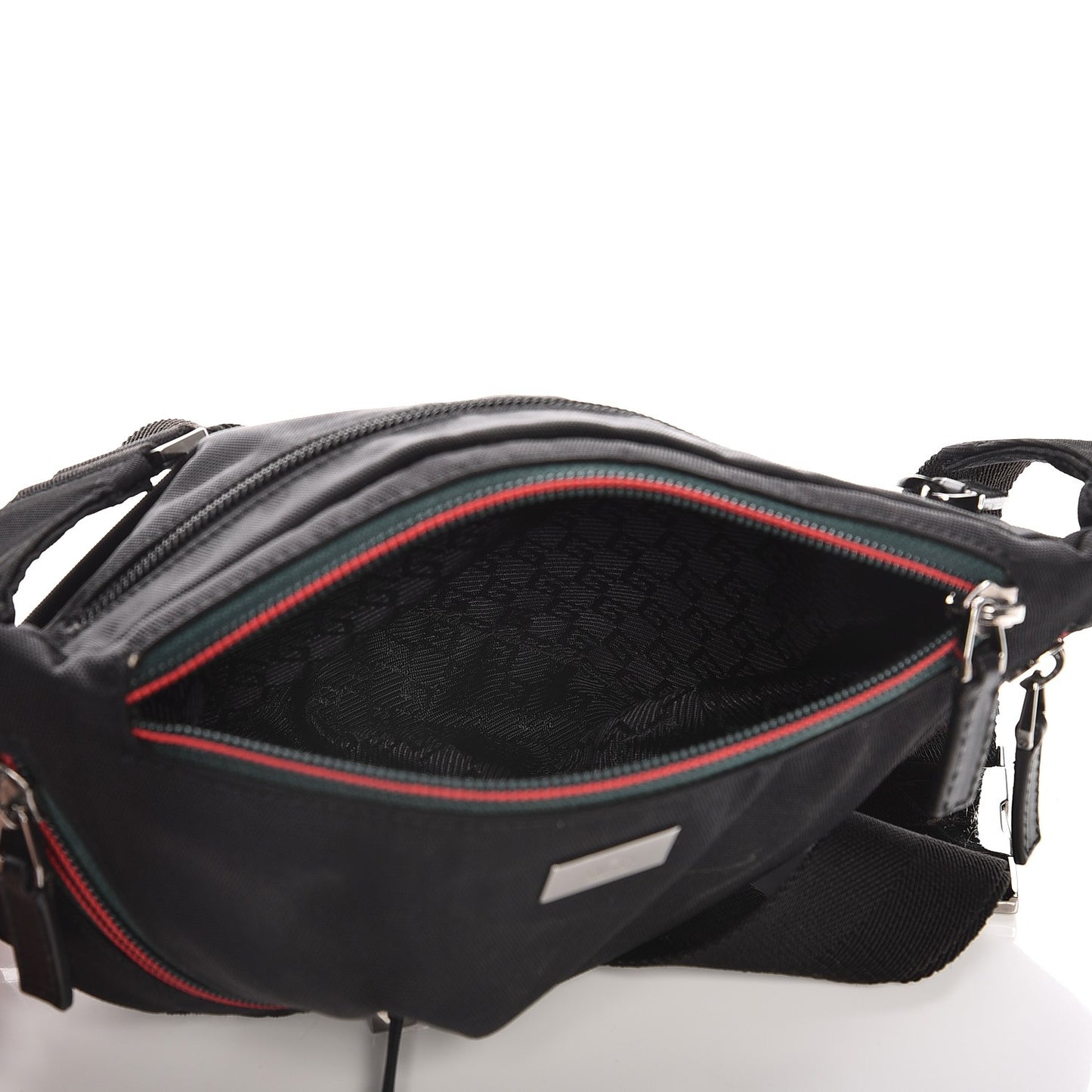 Nylon Web Belt Bag Black