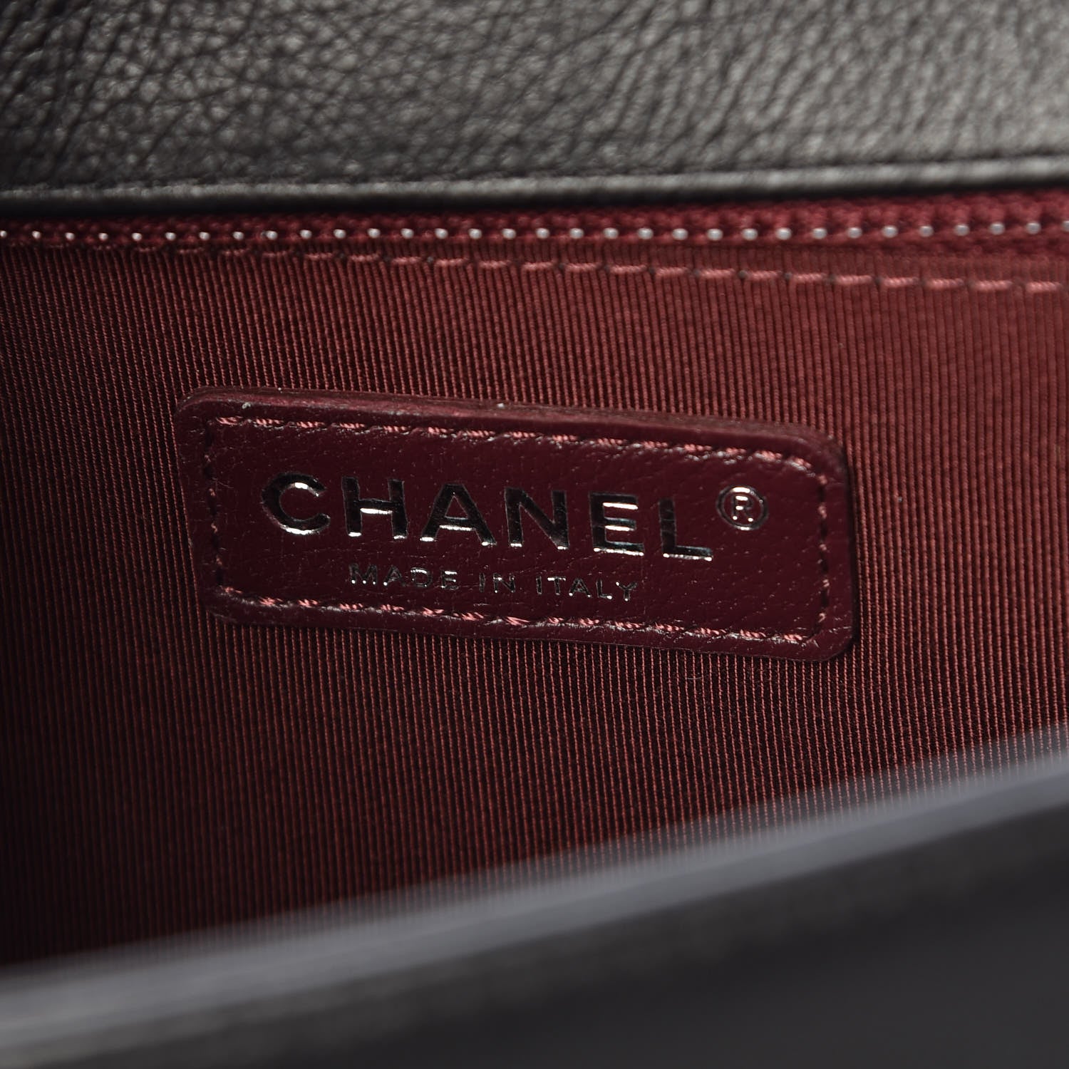 Chanel Calfskin Quilted Double Stitch New Medium Boy Flap Black 6 of 10