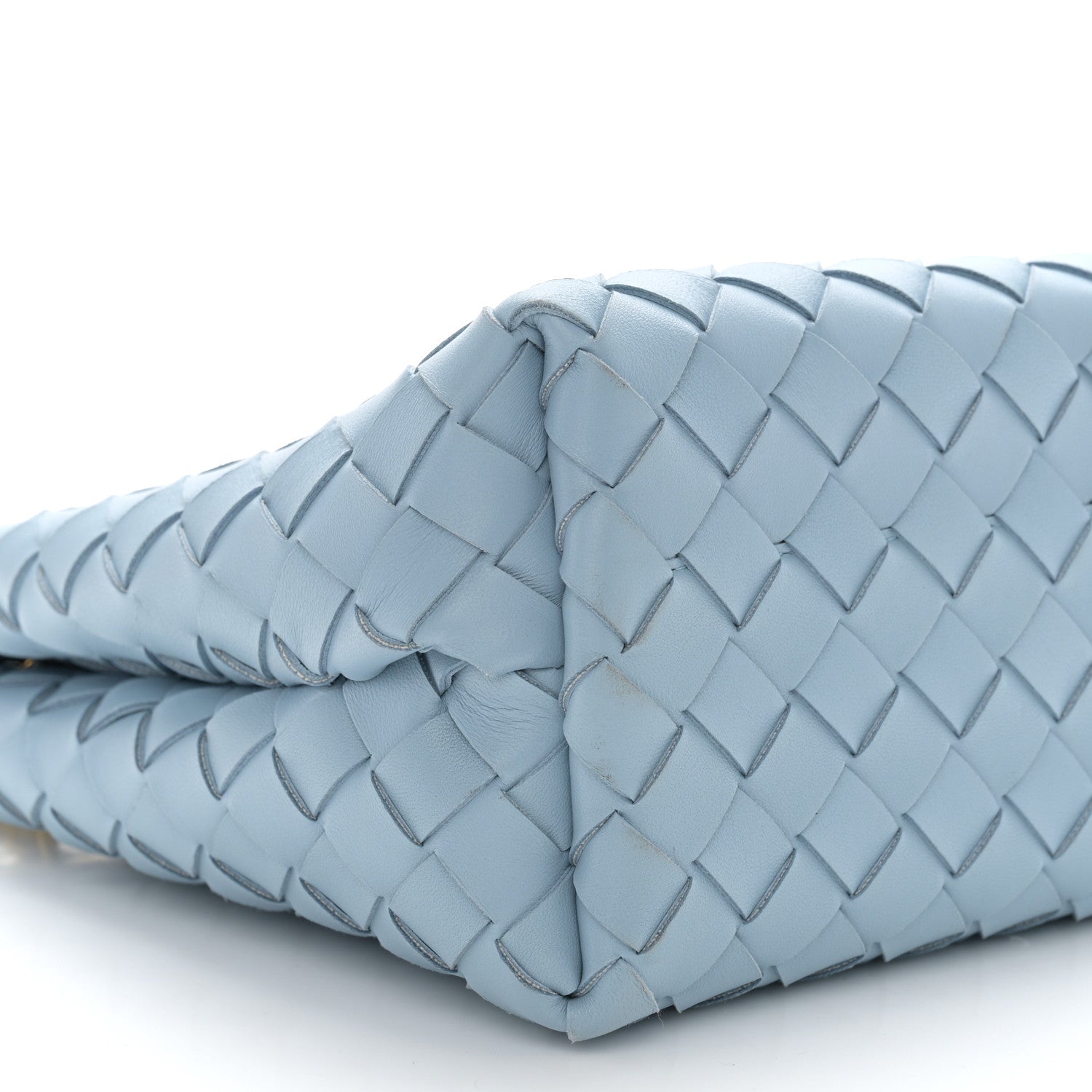 Bottega Veneta Nappa Intrecciato Small Andiamo With Chain Shoulder Bag Ice 9 of 10