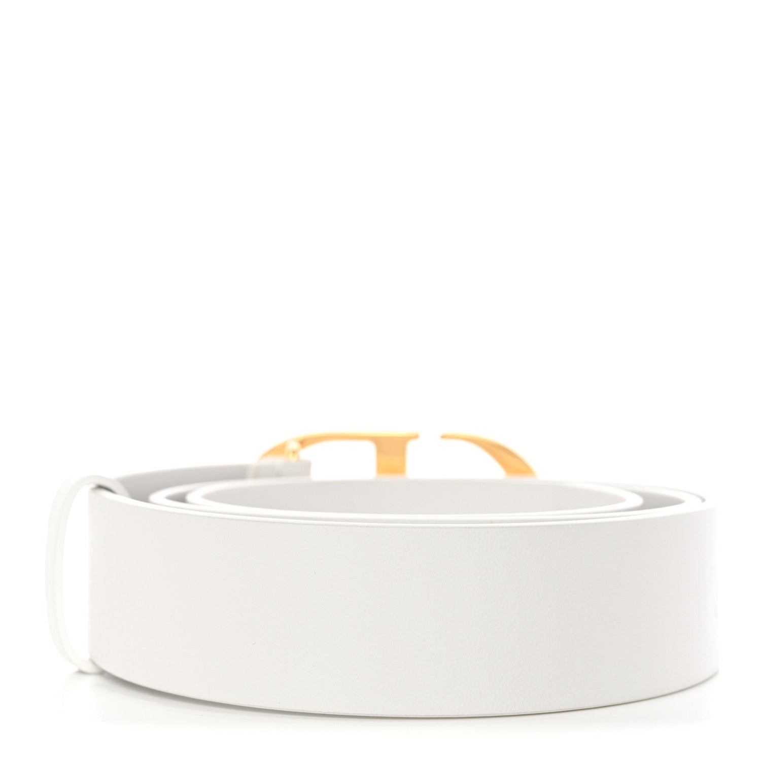 Christian Dior Calfskin 30 Montaigne 90 36 Belt White 2 of 6