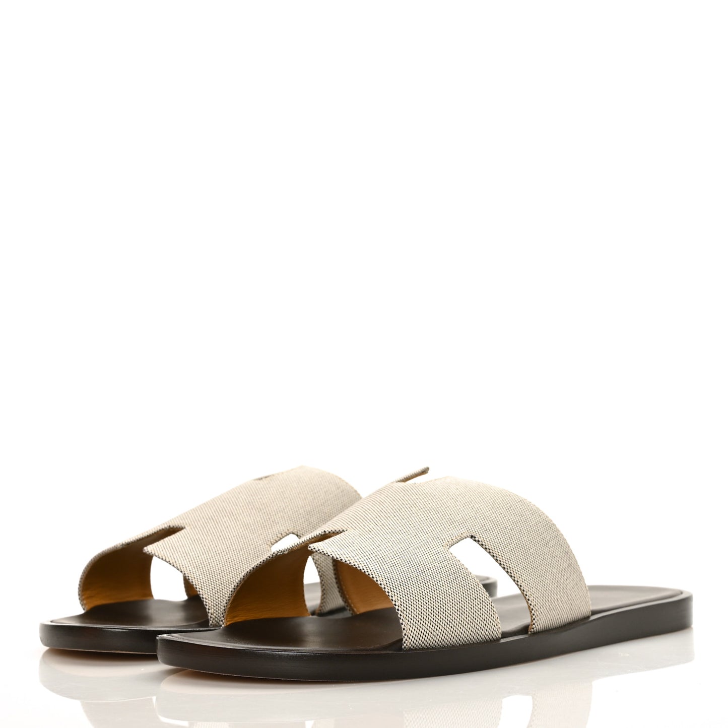 Canvas Mens Izmir Sandals 40 Prunoir Marron Ebene