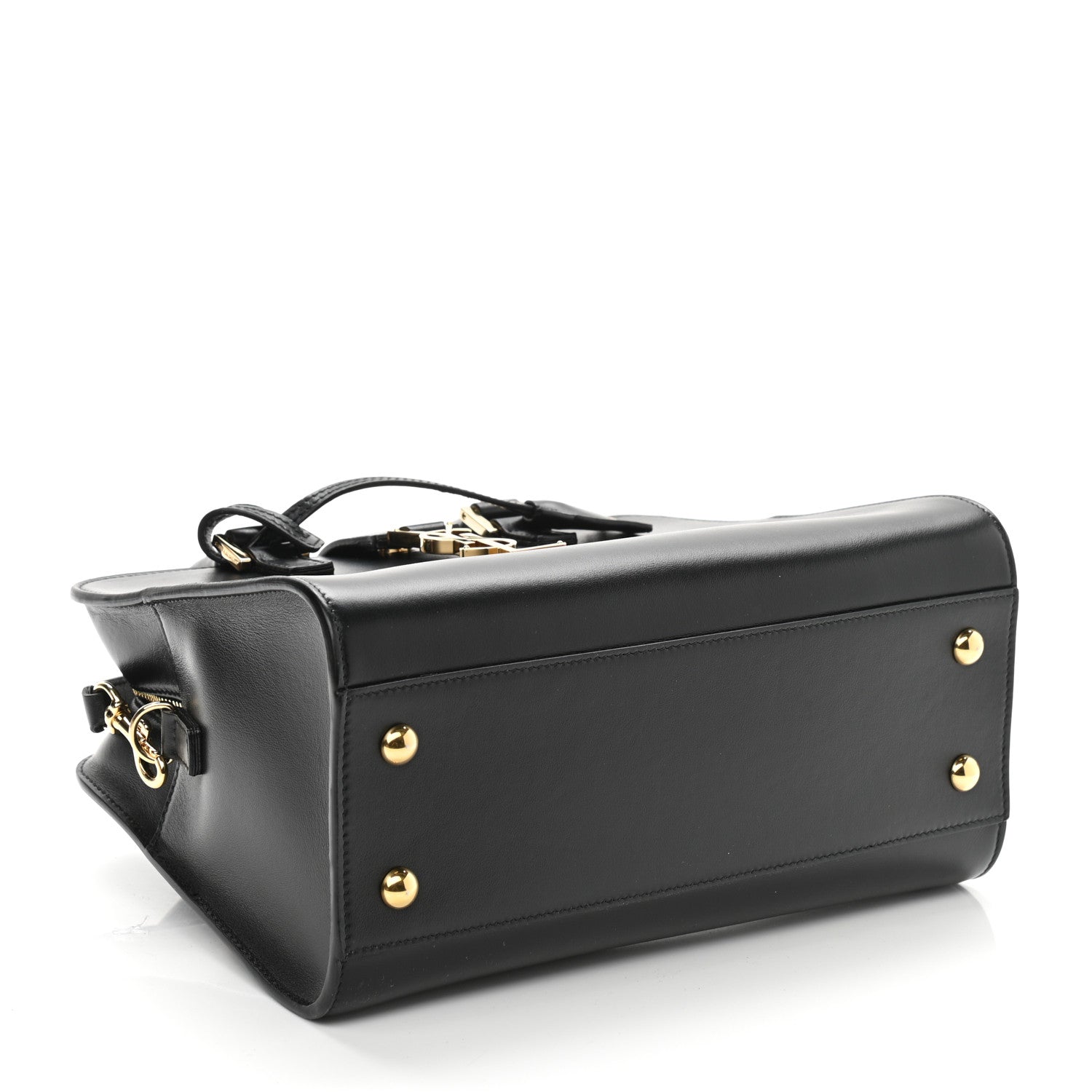 Saint Laurent Calfskin Monogram Baby Cabas Black 5 of 11